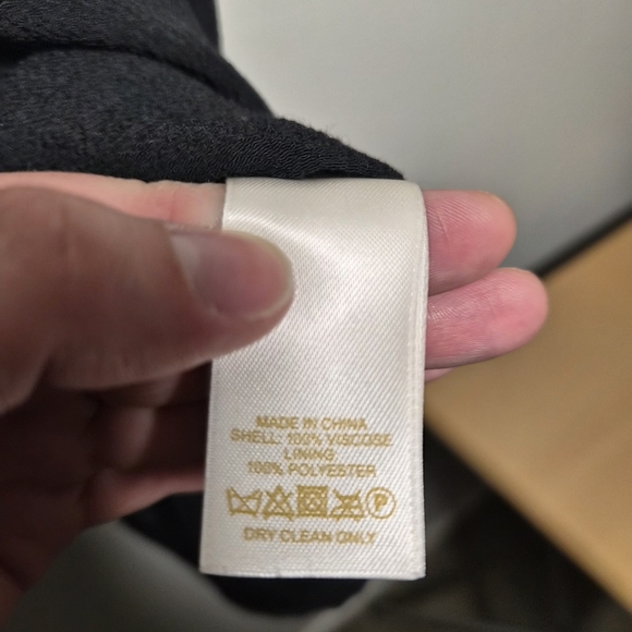 Kate Spade Luxury Fluid Crepe Frilly Ruffle Sleeve V Neck Mini Dress US 8 - Picture 8 of 8